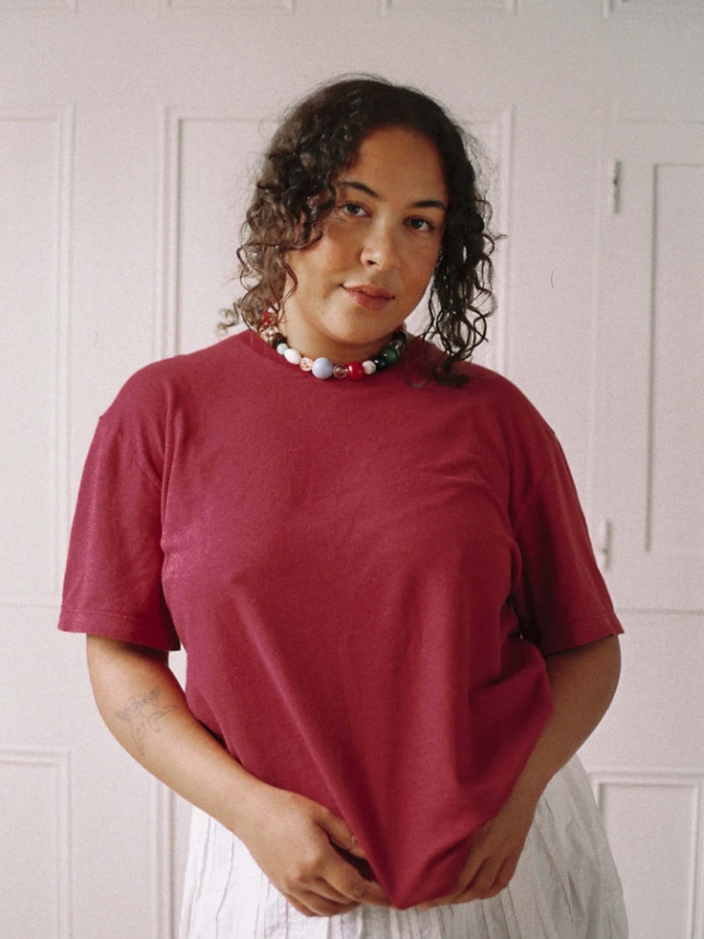 🇨🇦 Merge Hemp & Cotton Dream Tee in Barolo - Hemp & Cotton Size S